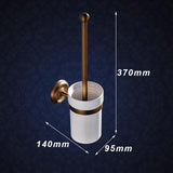 Antique Carved Bathroom Hardware Sets Solid Brass European Bathroom Accessories Set Brushed Bathroom Products (shelf/towel Rack)