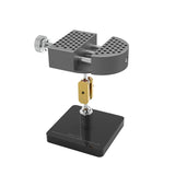 BD0099 All-metal Universal Precision Vise Clamps Engraved Model Tool Directional Table-top Vise Universal 360 Degree Red Black