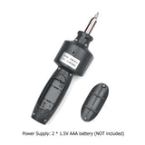 Digital Torque Screwdriver Kit 1.2-inch LCD Display Reversible Torque Wrench Data Storage in Peak Mode with 10pcs Bits