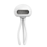 Mini Fan Portable Bladeless USB Rechargeable Silent Outdoor Stroller Fans Mobile Phone Bracket Jellyfish Shape Fans