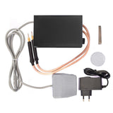 8000W 9600mA Mini Spot Welder Machine DIY Kit 18650 Battery Spot Welding Pen Tool 100-240V 1200A Black 15*9.8*5cm