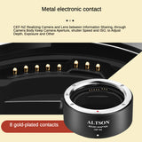 CEF-NZ Canon to Nikon Z5 Micro Single Adapter Ring Z6 Z7 Mount Nikon Lens Macro Adapter Ring Adapter Automatic Eye Control Focus