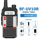 For BaoFeng UV-10R Walkie Talkie Handheld Radio Transceiver Portable Mini Handheld High Powerful Walkie Talkie for Outdoor