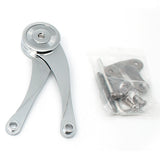 2pcs Self-Adjustable Furniture Home Damper Wardrobe Door Hardware Cabinet Hinge Soft Close Lid Support Zinc Alloy Folding Buffer