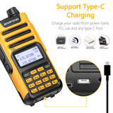New Baofeng UV-13 PRO Walkie Talkie Long Range Transreceiver Dual Band With Type-C Charger Upgrade UV-10R Ham Two Way Radio