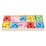 Wooden English Letter Set Word Scrapbooking Scrabble Number Alphabet Letter Wood Block Kid Learning Aid
