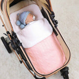 Baby Sleeping Bags Envelopes Winter Warm Knitted Newborn Boy Girl Monthly Swaddle Wrap 0-6m Infant Sleepsack for Stroller Basket