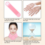 Reusable Silicone Gel Anti Aging Patch For Neck Mask SPA Neck Wrap Mask Moisturizing Belt Beauty Skin Neck Care Women Neck Mask