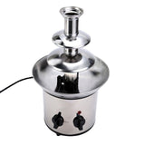 Chocolate Fountain Machine 3 Layer Melting Tower Waterfall Melt Machine Activity Party Stainless steel Chocolate Bowl