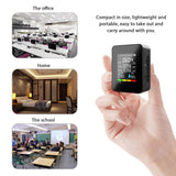 5in1 CO2 Meter Digital CO2 Sensor Temperature Humidity Tester Air Quality Monitor CO2 Detector Carbon Dioxide TVOC HCHO Detector