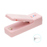 Mini Handheld Heat Sealer Food Snack Plastic Storage Bag Portable Sealer USB Charging Packing Bag Heat Sealing Vacuum Machine