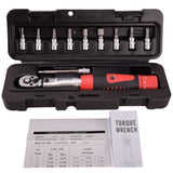 1/4"2-24Nm Torque Wrench Professional  Bicycle Bike Torque Wrench Allen Key Tool Socket Spanner Set Kit Cycling Hand Tool Set