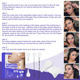 60pcs Invisible V Face Lift Tape Skincare Double Chin Remover Anti Wrinkles Patch Adhesives Forehead Eye Lift Sticker Waterproof