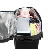 Cycling Insulated Bike Cooler Bag Water Resistant Bike Handlebar Bag Bike Basket Front Bag Pannier with Bike Phone Mount