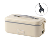 Self-cooking Electric Lunch Box 300W 1.1-1.2L Mini Food Heater Steamer Lunch Box for Home Office School Travel Cook