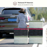 Multifunctional Storage Box Folding Crate Collapsible Containing Box Stackable Storage Bin Foldable Plastic Box Laundry Basket