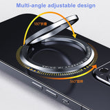 Portable Magnetic iPhone Stand Cell Phone Finger Ring Holder For iPhone 12 iPhone 13 Full Aluminum Alloy Adjustable iPhone Stand