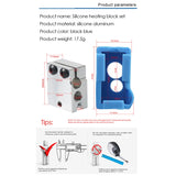 3D Printer Accessories Crater Heating Aluminum Block Silicone Sleeve High Temperature Heat Insulation Sleeve