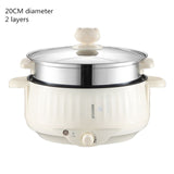 220V Household Electric Cooking Pot Non-stick Multi Cooker Electric Rice Cooker Cooking Frying Pot Machine EU/AU/UK/US Plug