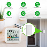 Digital Indoor Outdoor Thermometer Hygrometer - Wireless Temperature Monitor Humidity Gauge For Home Nursery Baby Room