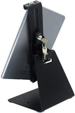 Desktop Anti-Theft Security Kiosk POS Tablet Stand 360° Rotation Holder Enclosure with Lock &amp; Keys for iPad Air Mini 7-10''