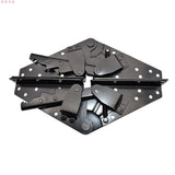 1set=2pcs Folding bed lift up hinges 3-Position Angle mechanism lazy sofa support self-lock hinge Furniture hardware accessories