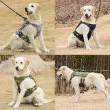 Dog Harness Nylon Heavy Duty No Pull Vest Military Training for Medium Large Dogs German Shepherd K9 Dog Harnesses Dog Supplies