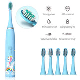 DIOZO Sonic Children's Electric Toothbrush DuPont Soft Bristles Small Brush Head Smart Toothbrush Thildren Teether