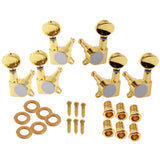 6 Pieces Acoustic Guitar Machine Heads Knobs Guitar Strings Tuning Peg Tuner (3