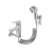 Bathroom Wash Face Basin Water Faucet Tap External Shower Head Set Filter Function Hair Washing Faucet Rinser Extension Kits
