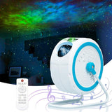 Galaxy Star Projector Light Can be Hung Rotated 360° Starry Sky Projector Bluetooth Music Player for Room Decoration Party Xmas