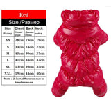 Warm Winter Dog Jumpsuit Coat Waterproof Pet Snowsuit 3 Color Fleece Pet Outfit Dog Clothes Black Pink Blue XS S M L XL 2XL 3XL