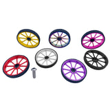Folding Bike Easy Wheel for Brompton/Birdy Aluminum Alloy CNC Easywheel Ultralight Sealed Bearing Push Wheels