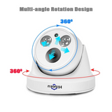 HC615-P-3.6 5MP 1920P POE IP Camera H.265 Audio Dome Camera ONVIF Motion Detections For PoE NVR App View