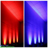 Mini 54W LED Battery Par Uplighting IR WiFi App Control DMX512 Wireless 3x18W RGBWA-UV 6in1 Disco Dj Wedding Party Stage Lights