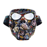 Skull Motorcycle Face Mask Goggles Outdoor Ski Glasses Halloween Mask Motorcycle Cycling Shooting Hunting Mask Sunglasses Snow