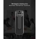 B18 Voice Camera, 180 degree Rotation 1080P Wireless Audio and Video Voice Recorder, Portable Infrared Camera Recorder