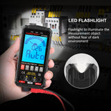 HABOTEST HT126B Smart Digital Multimeter 6000 Counts True RMS Auto-ranging VA Color Screen Electrical Tester Voltmeter Ammeter