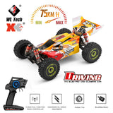 WLtoys 284131 144010 RC Car 75KM/H High Speed Off-Road 2.4G Brushless 4WD Electric Remote Control Drift Toys For Children Racing