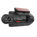 A68 1080P Dual Lens Car DVR Dash Cam USB2.0 Video Recorder G-Sensor Front And Inside Secret Cam Vehicle Motion Detection Camera