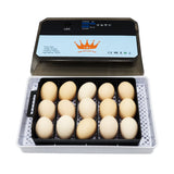15 Egg Full Automatic Incubator Farm Hatchery Incubator Brooder Machine High Hatching Rate Chicken Turning Motor 30% off