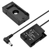 NP-F970 F750 Battery Plate Holder Adapter + EN-EL15/EN-EL14 Dummy Battery Coupler for Nikon D7000/D800/D800E Cameras