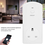 ABS TS-500 Smart Timer Switch Socket Temperature Humidity Controller Plug Outlet APP White