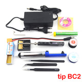 TS100 Mini Portable Smart Programmable Electric Soldering Iron Digital LCD Display Original Replacement Tip High Frequency+GIFT