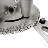 Table Saw Precision Miter Gauge Assembly with A Standard Slot (3/4” X 3/8”) Aluminum Bar with Removable Retaining Disc