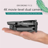 E99 Pro2 RC Mini Drone 4K 1080P 720P Dual Camera WIFI FPV Aerial Photography Helicopter Foldable Quadcopter Dron Toys