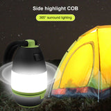 Super Bright USB Charging Outdoor Tent Portable Smart Mobile Power Light Flashlight Camp Lamp Spotlight Work Emergency