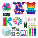 Popits Fidget Toys Push Bubble Fidget Sensory Toy Autism Special Needs Stress Reliever simple dimple игрушки для детей