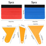 13 Pieces Felt Edge Squeegee Car Wrapping Tool Kits Felt Squeegee Applicator Tool Car Vinyl Window Wrap Tint Tool