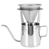 Camping Cookware Outdoor Titanium Coffee Filter Outdoor  Detachable Travel Travel Tableware Tourist Camping Coffee Filter